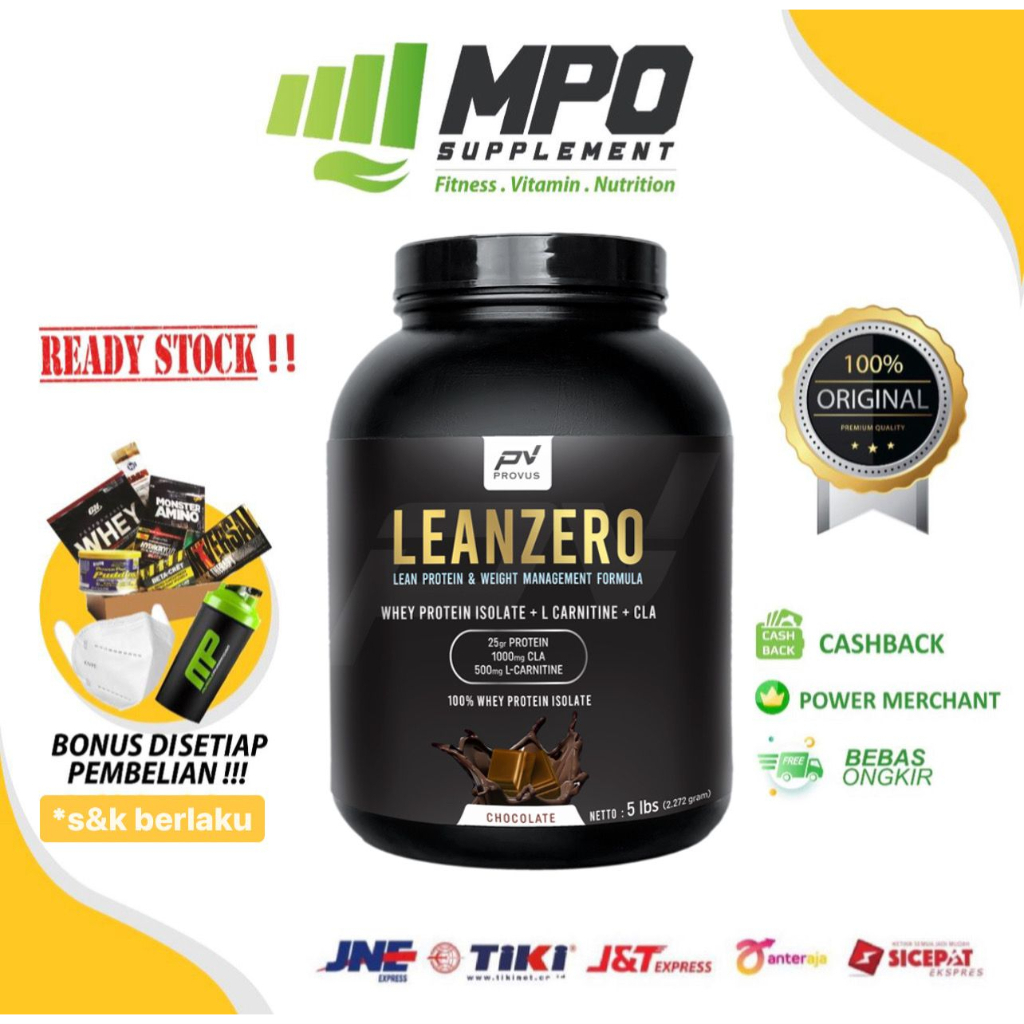 Jual Provus Leanzero Whey Protein Isolate 5 lbs Provus Nutrition