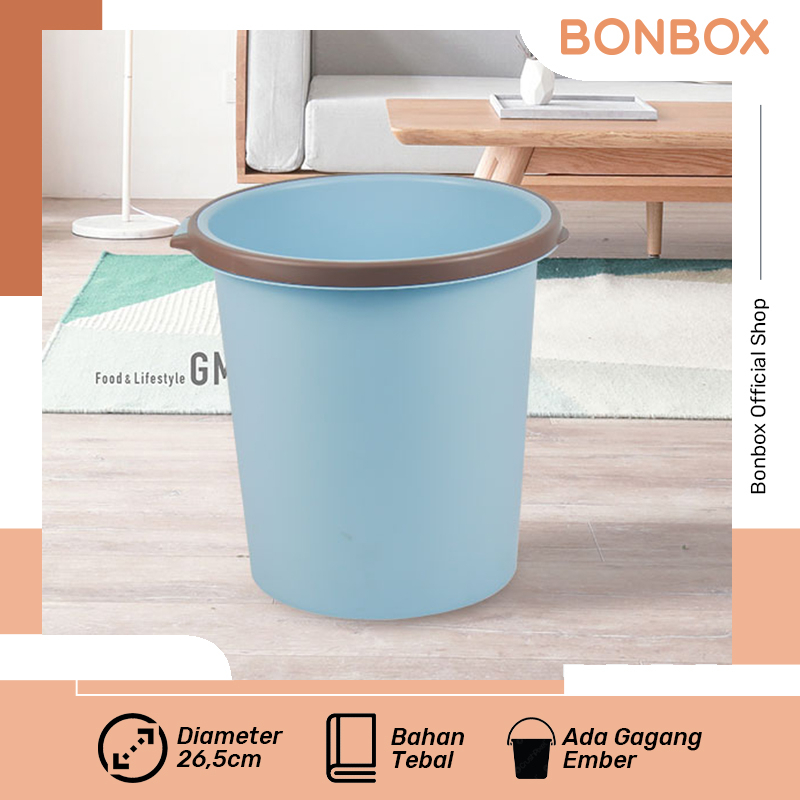 Jual Bonbox Tempat Sampah Dapur Kamar Kantor Keranjang Tong Sampah Nordic Style Desain Dekorasi 0057