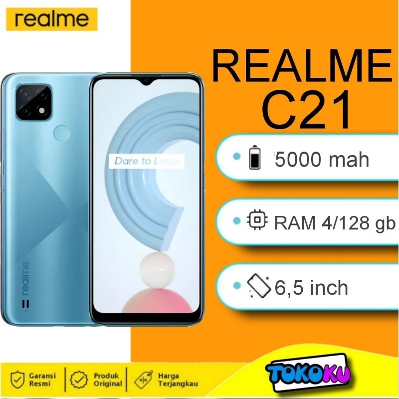 Jual REALME C21 C21Y 4/64 GB GARANSI RESMI INDONESIA | Shopee Indonesia