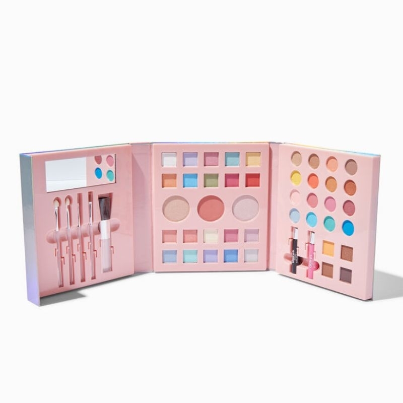 Jual Claire' sHolographic Love Scroll 48 Piece Makeup Set | Shopee ...