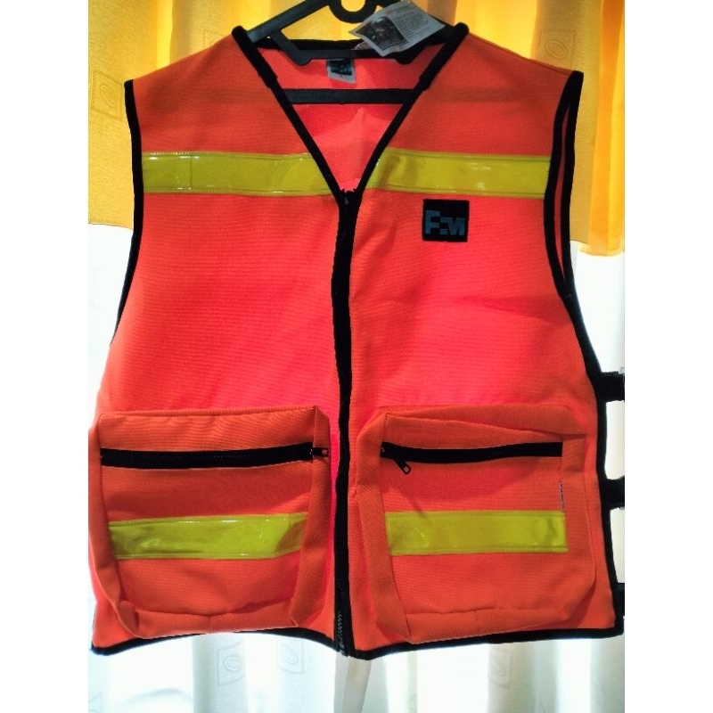 Jual safety vest premium ada logo FM (freeport) Shopee Indonesia