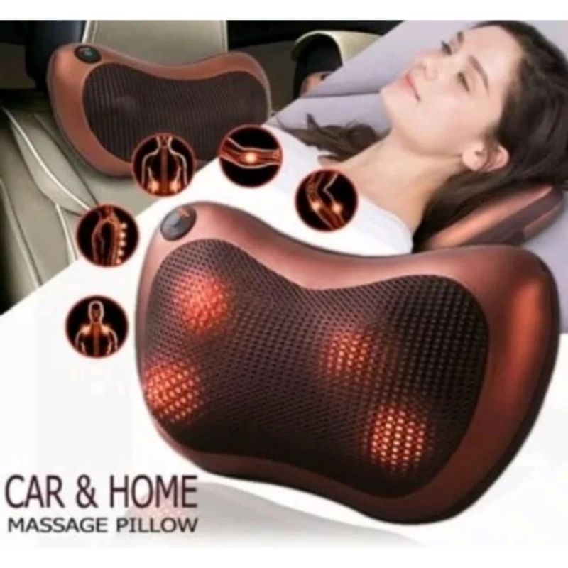 Jual Bantal Pijat Massage Pillow Mobil Bantal Pijat Leher Punggung Non