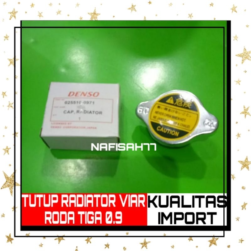 Jual (KUALITAS IMPORT)TUTUP RADIATOR VIAR KAISAR RODA TIGA SPARE PARTS ...
