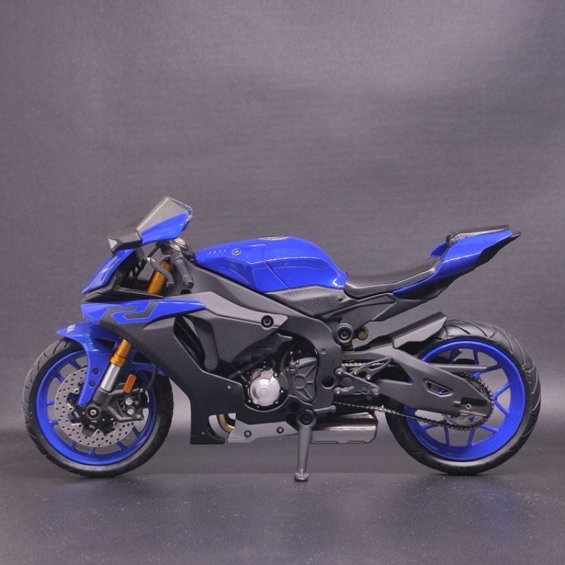 Jual Diecast Motor Yamaha R1 1:12 custom paint | Shopee Indonesia