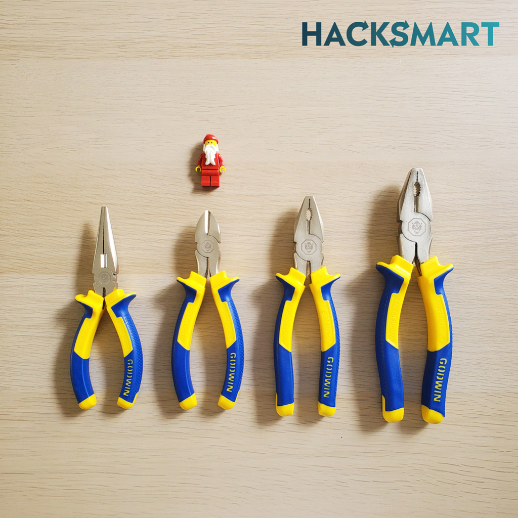 Jual GODWIN Tang Kombinasi Potong Lancip Jepit Combination Pliers ...