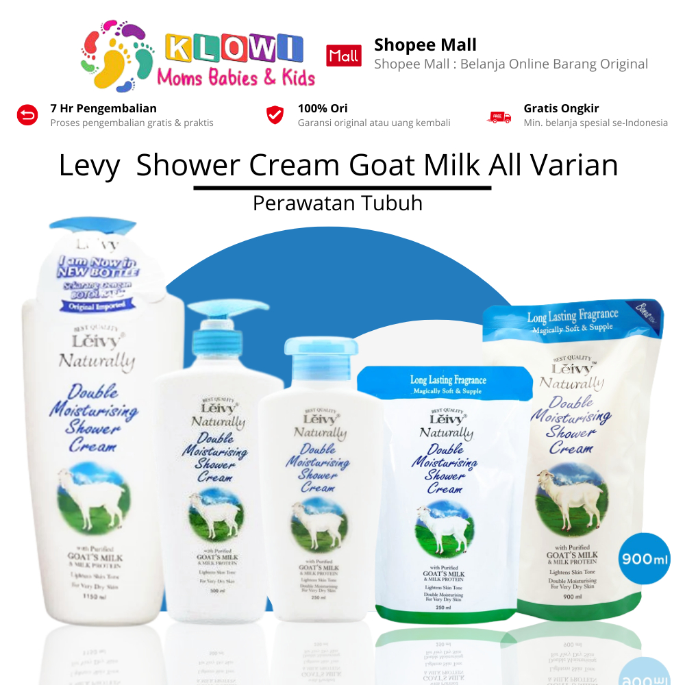 Jual Leivy Naturally Shower Goat'S/Hand & Body Lotion/Jelly & Honey