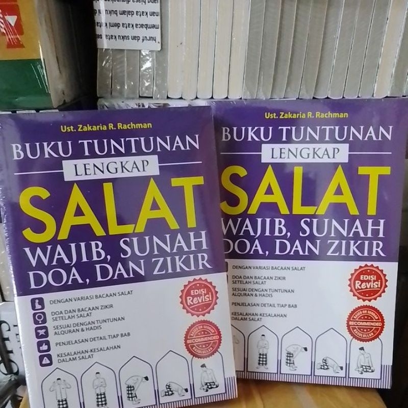 Jual Buku Tuntunan Lengkap SALAT Wajib,Sunah,Doa,Dan Zikir | Shopee ...