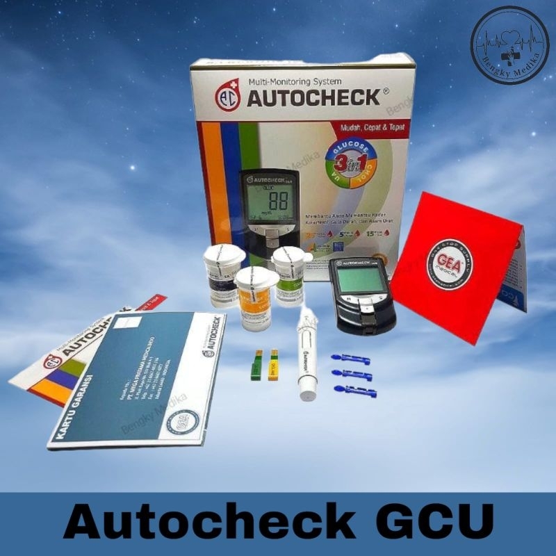 Jual Paket Alat Autocheck Gcu 3in1 Alat Autocheck + Strip Isi Ulang ...