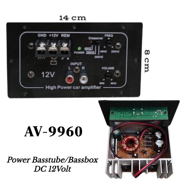 Jual modul power kit subwoofer buat mobil buat Speaker 6/8/10/12 inch