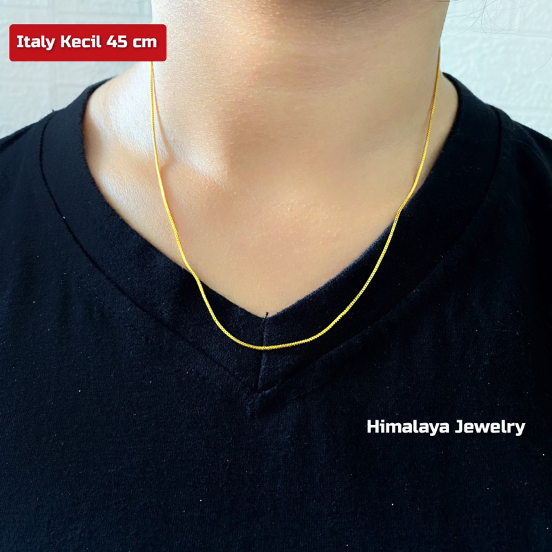 Jual KODE 001 Kalung rantai & Kalung italy Pria Wanita