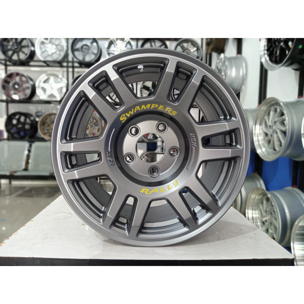 Jual Velg Mobil Model Rally R15 Hole 5X114,3 Inova,Rush,Ertiga,L300 ...