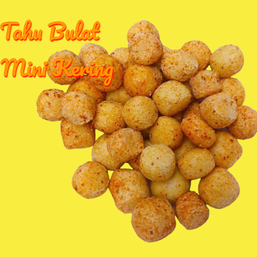 Jual Tahu Bulat Mini Kering Pedas Atau Asin Kemasan 1kg 250gr Dan 500