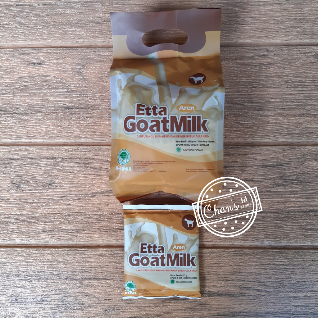 Jual ECER HNI Etta Goat Milk GoatMilk Aren Per Sachet Eceran Susu ...