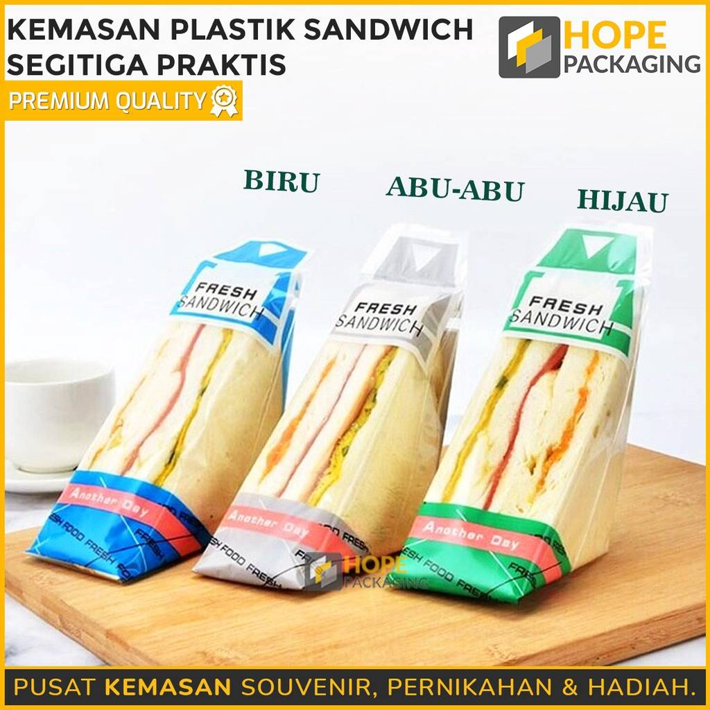 Jual [HARGA /20 PCS] / Plastik Sandwich / Kemasan Plastik Sandwich ...