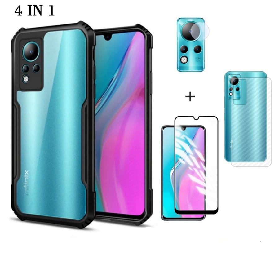 Jual Promo Paket 4in1 Case Transparan Infinix Note 11 / Note 11 NFC ...