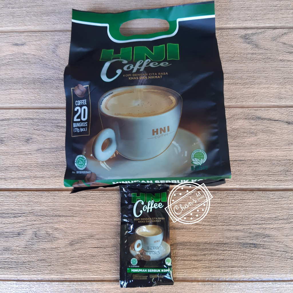 Jual ECER HNI Coffee Kopi Non Tanpa Kafein Per Sachet Eceran Halal