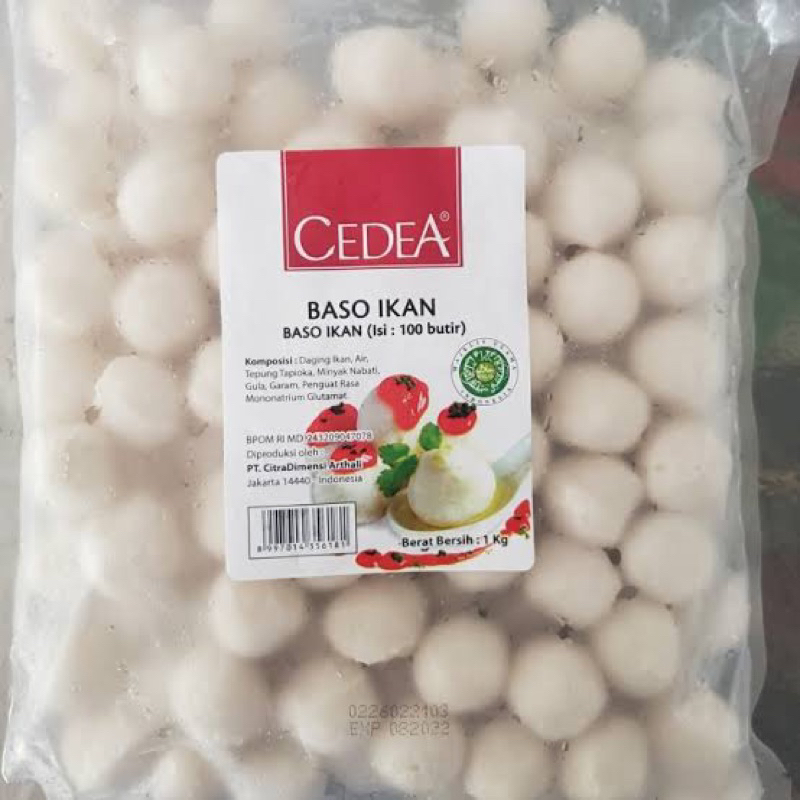 Jual CEDEA Baso Ikan Besar 1000g 1kg Bakso Ikan Besar Shopee Indonesia