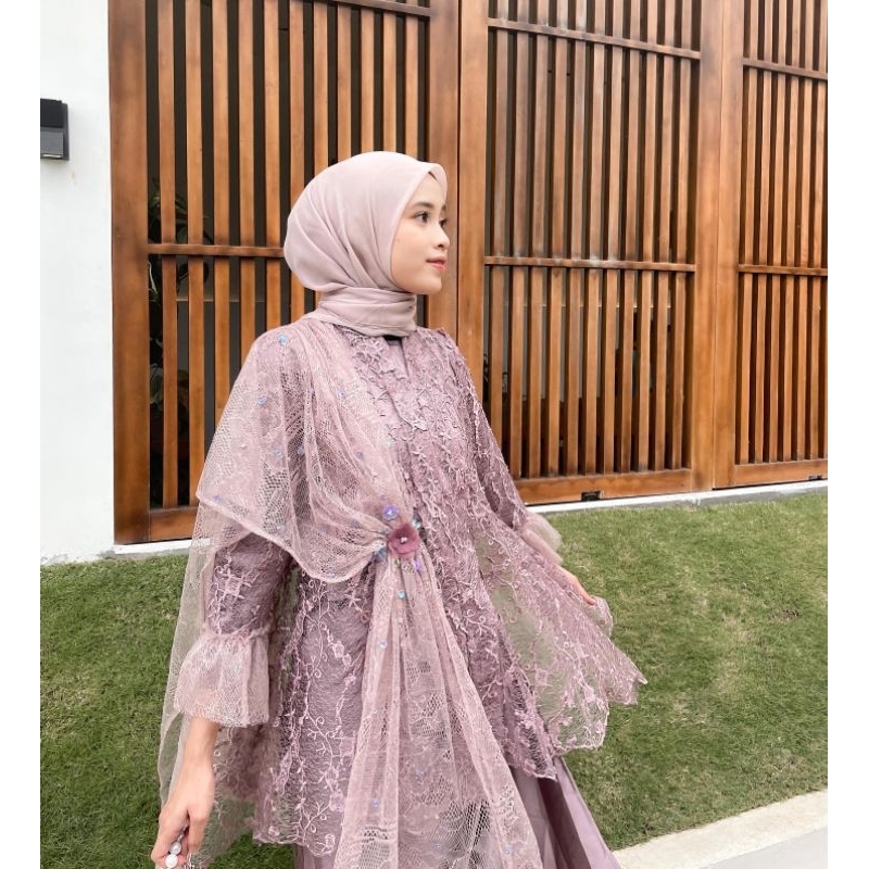 Jual SEWA KEBAYA JALEELA ISVARA MAUVE GRADUATION WISUDA LAMARAN