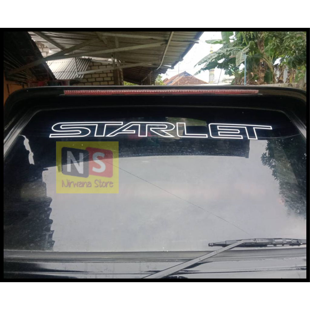 Jual Stiker Starlet kaca STARLET kotak | Shopee Indonesia