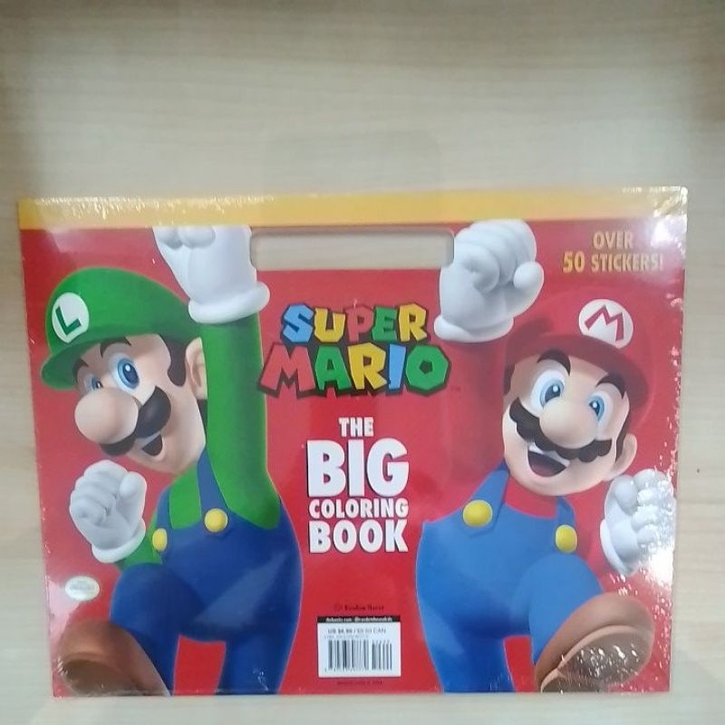 Jual Super Mario The Big Coloring Book (Nintendo) Shopee Indonesia