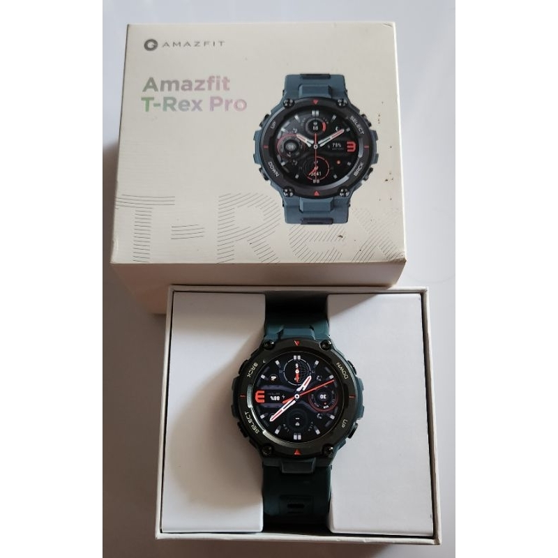 Jual Amazfit T Rex Pro Mulus Full Set Shopee Indonesia