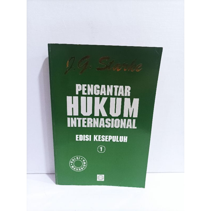 Jual Buku Pengantar Hukum Internasional Edisi Kesepuluh 1 By J G Starke ...