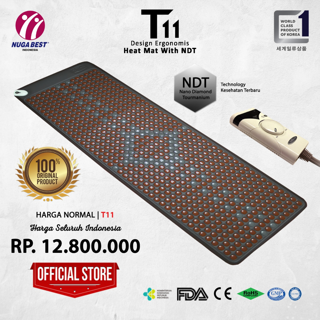 Jual Alat terapi Nugabest T11 Heat Mat Nuga Best (Matras Kesehatan) asli korea Shopee Indonesia