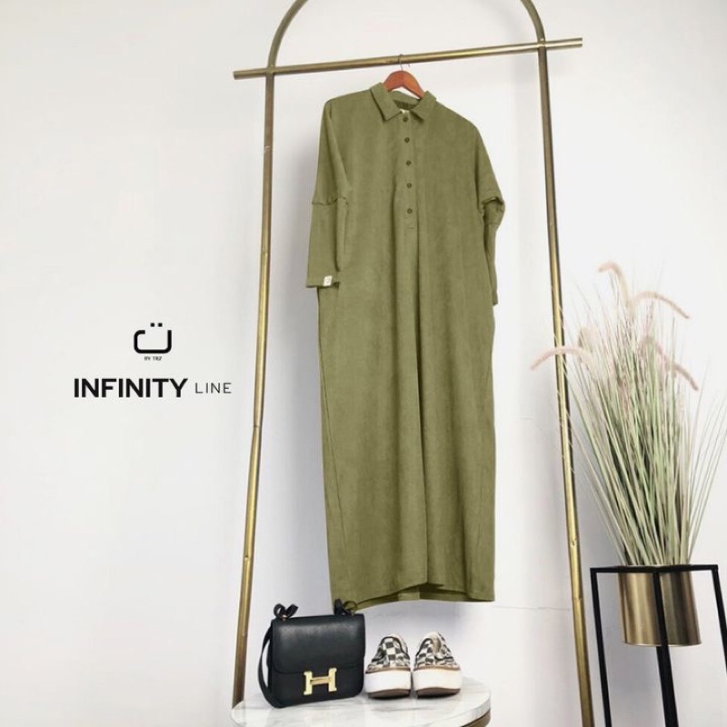 Jual Infinity Lines Abaya Sage Shopee Indonesia