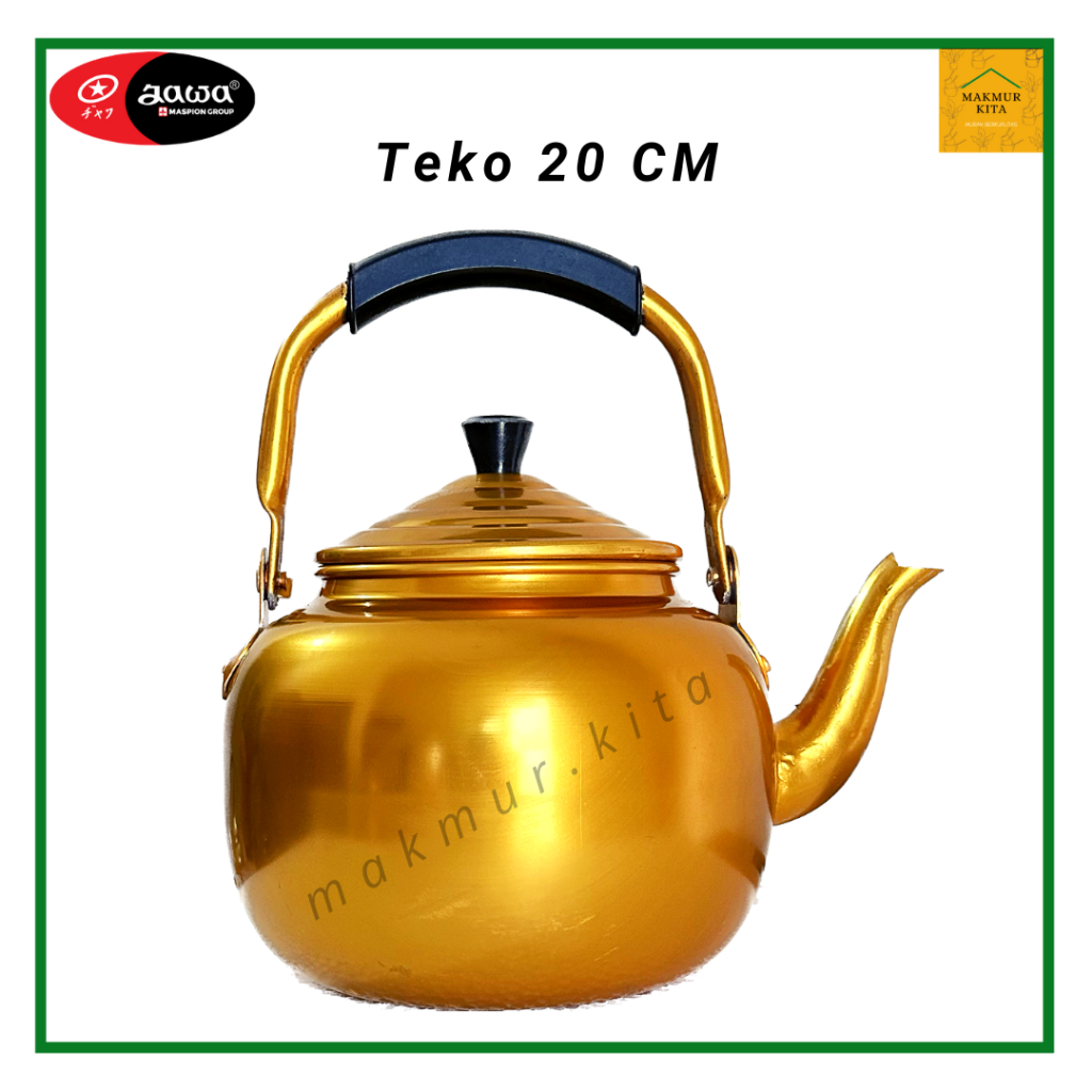 Jual Teko Emas Aluminium Jawa Maspion Teko Arab Air Zam Zam Teko Teh Fancy Gold Teko Ceret 0325