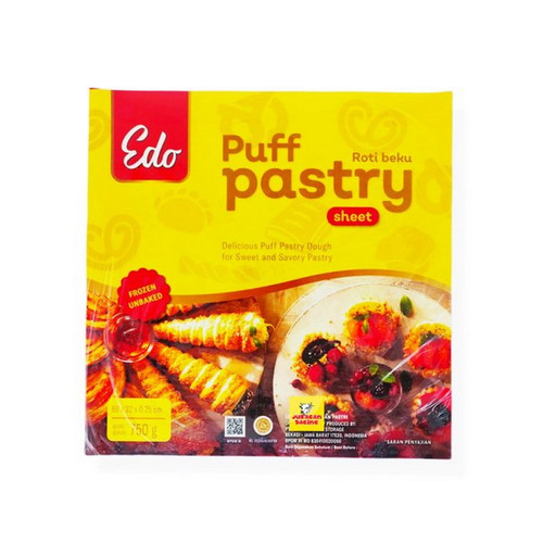 Jual EDO PUFF PASTRY SHEET FROZEN 750GR | Shopee Indonesia