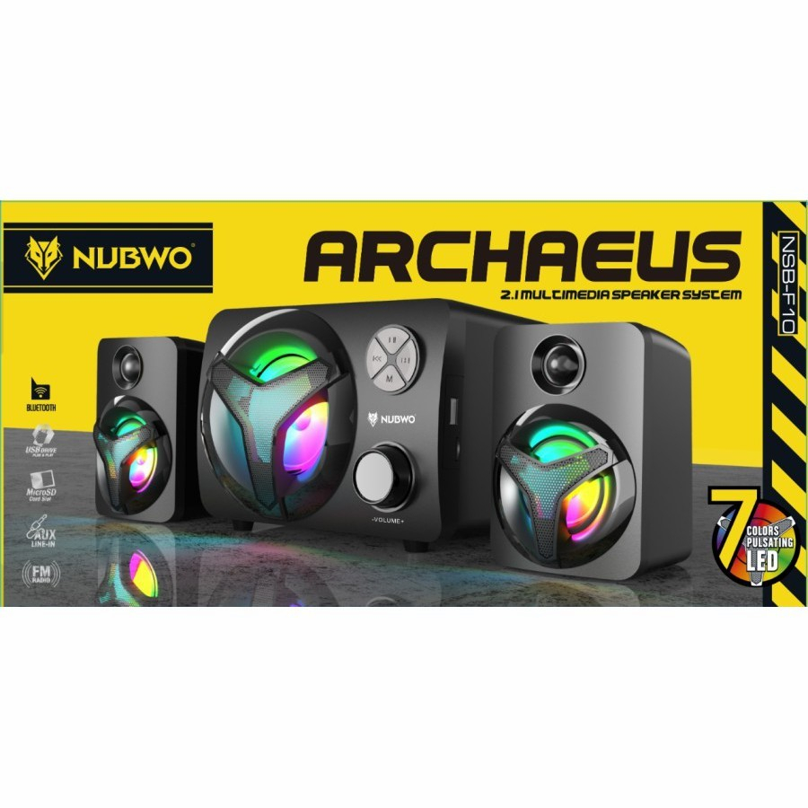 Jual Speaker Bluetooth NUBWO NSBF10/MIKUSO SPKF10 Speaker Subwoofer