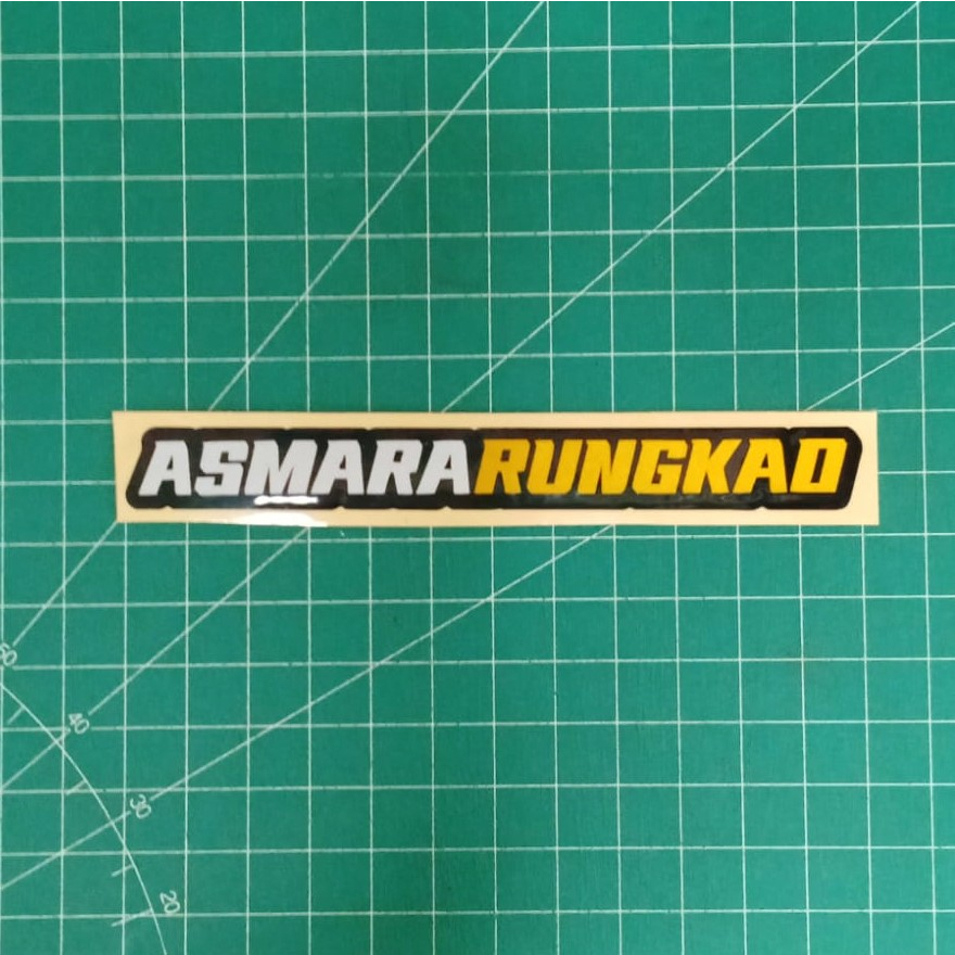 Jual Stiker Asmara Rungkad Cutting Sticker 10-12cm | Shopee Indonesia