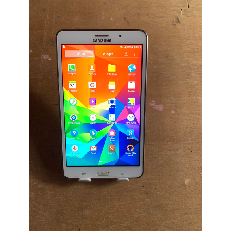 Jual samsung tab 4 T231 ram1,5/8gb lyr7in wifi only mulus,minus tombol