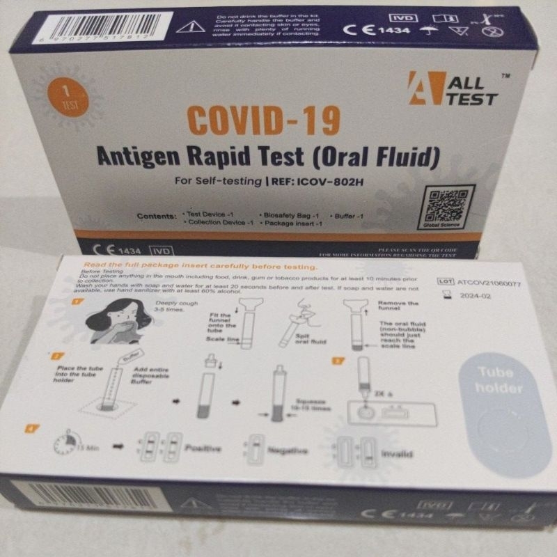 Jual Alat Tes Covid19 Oral Fluid All Test Antigen Rapid Test Mandiri