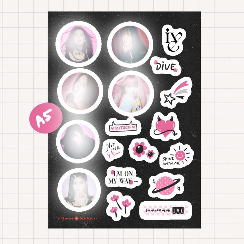 Jual Stiker IVE I’VE Album Edition (Unofficial / Fanmade) | Shopee ...