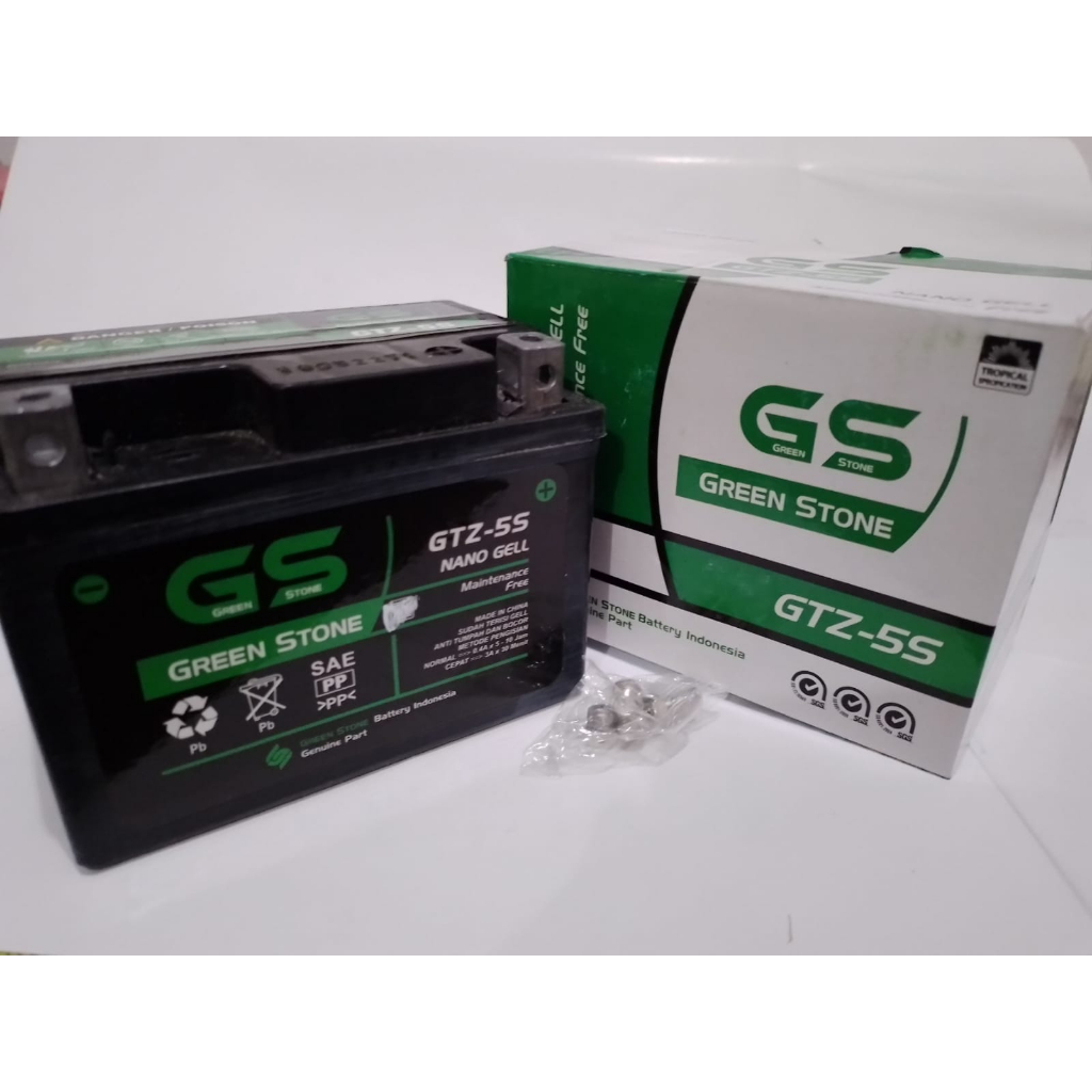 Jual AKI ACCU /AKI KERING GTZ-5S BEAT, VARIO MERK GS | Shopee Indonesia