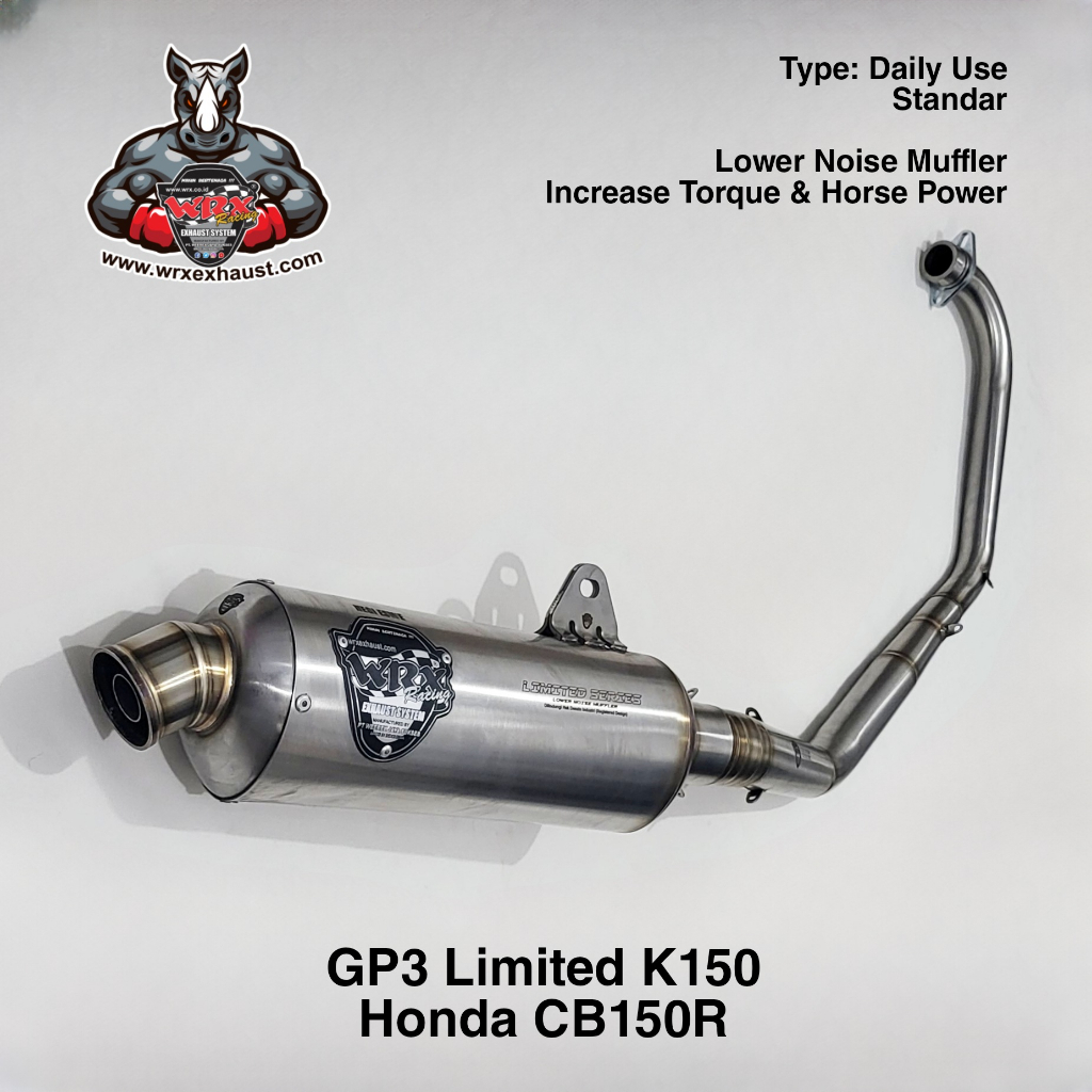 Jual Knalpot WRX GP3 Limited K150 CB150R | Shopee Indonesia