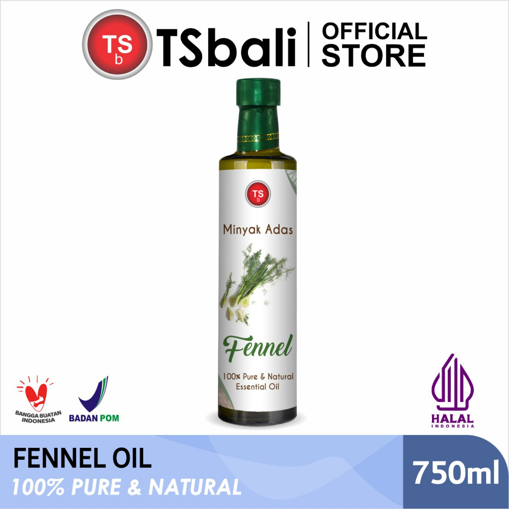 Jual Fennel Oil Minyak Adas Essential Oil 100 Pure & Natural TSBali 750ML Shopee Indonesia