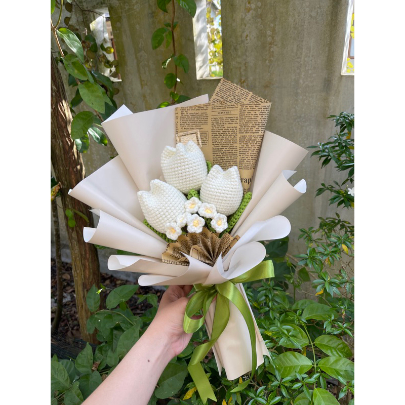 Jual BUKET BUNGA | FLOWER BOUQUET RAJUT | CROCHET WISUDA | BUKET WISUDA ...