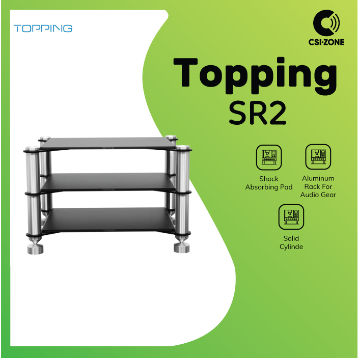 Jual Topping SR2 Audiophile Aluminum Acrylic Rack For DAC / Amplifier ...