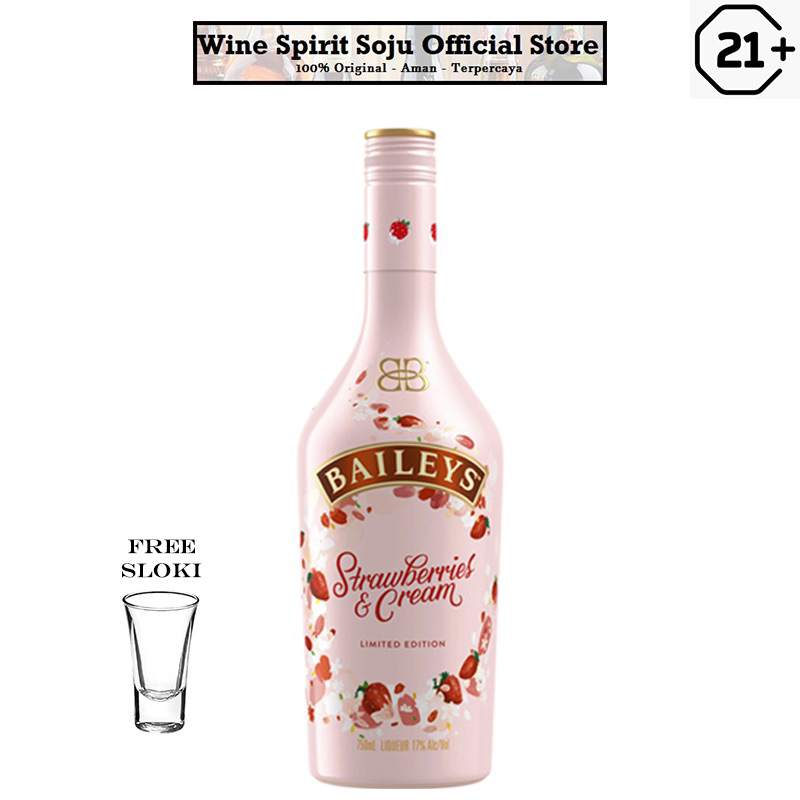 Jual Baileys Strawberry 750ml Shopee Indonesia