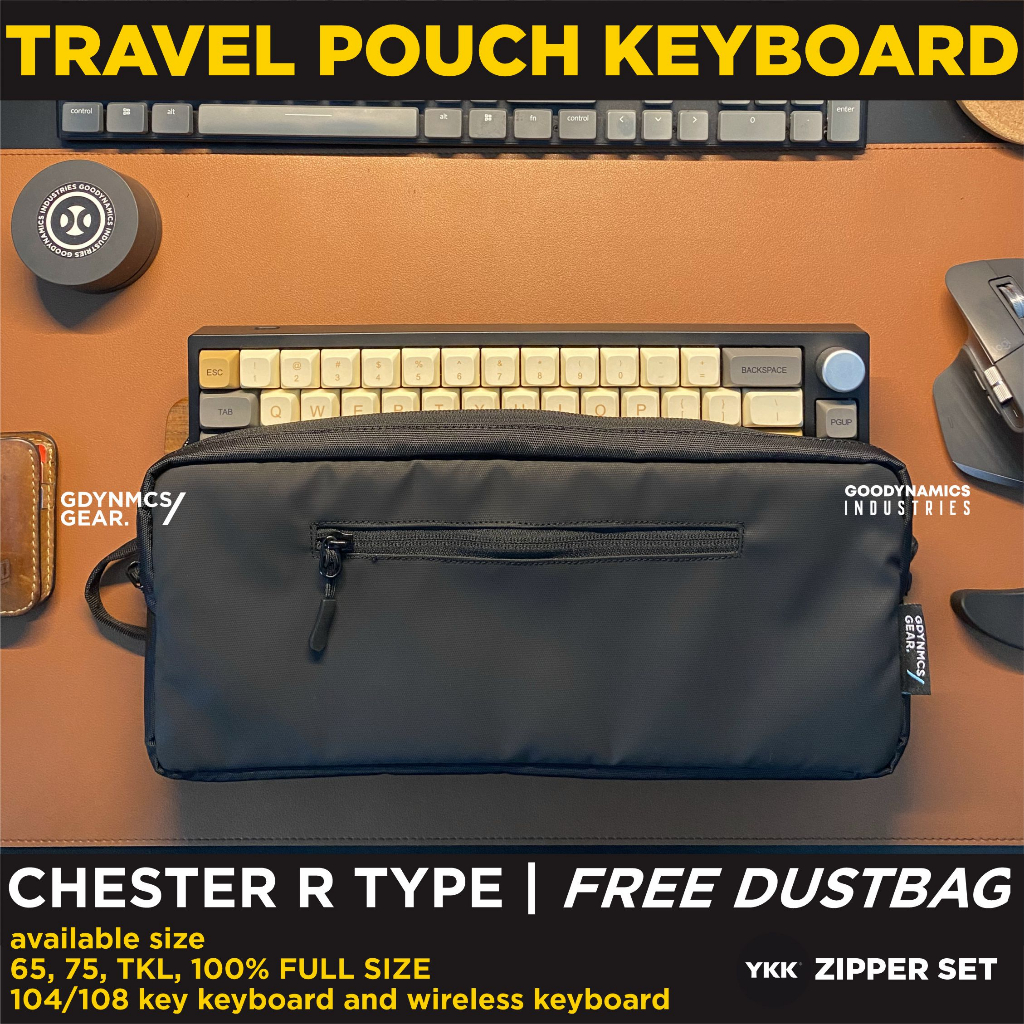 Jual CHESTER R TYPE keyboard case GDYNMCS GEAR tas keyboard pouch