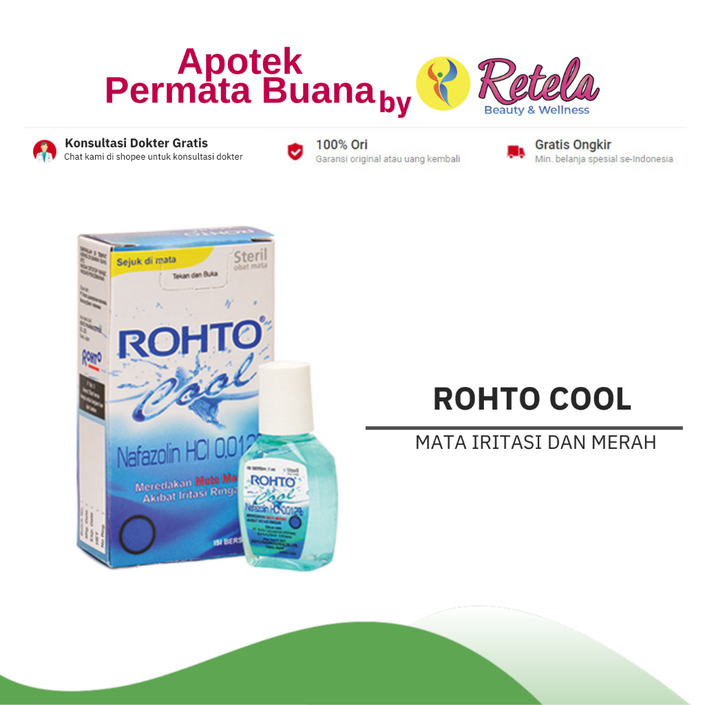 Jual Rohto Cool 1 Botol 7 Ml | Shopee Indonesia