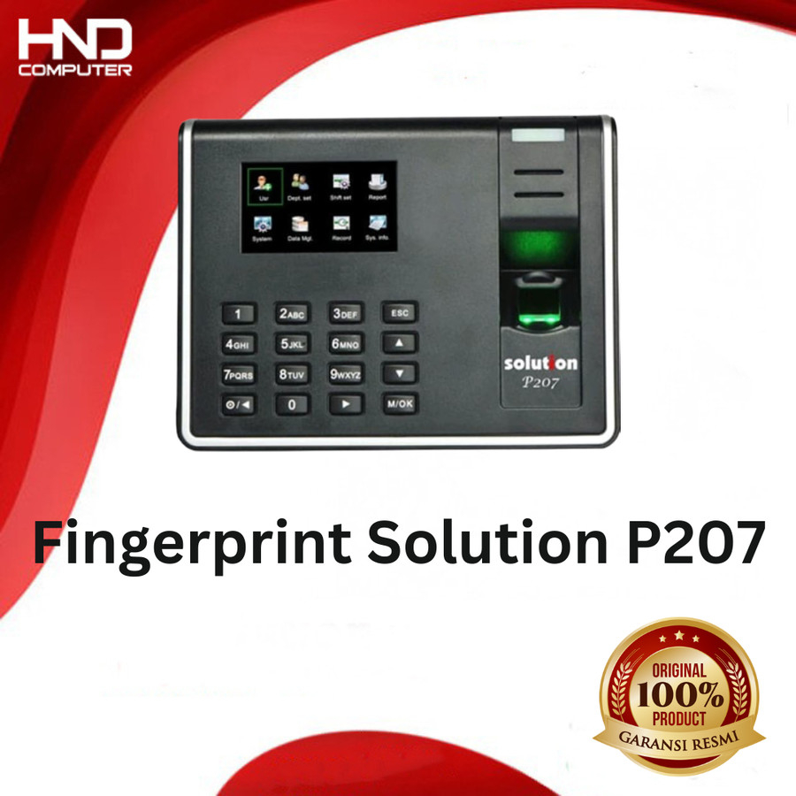 Jual Mesin Absensi Fingerprint Solution P Shopee Indonesia