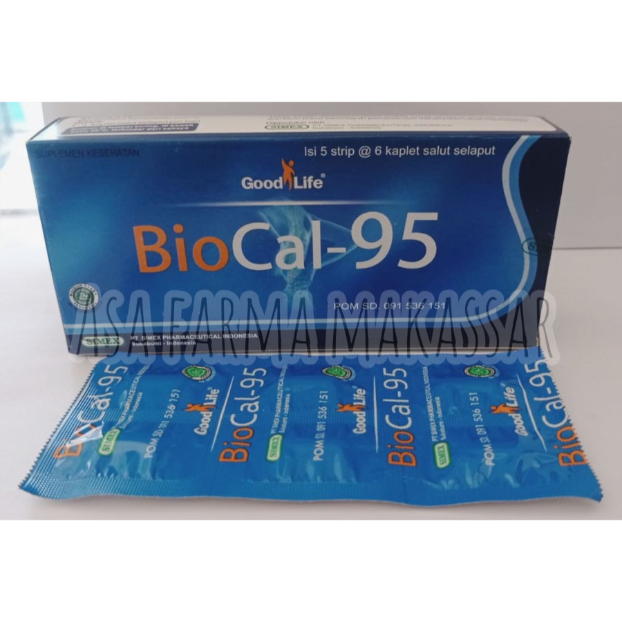 Jual Multivitamin / Calsium Dewasa BIOCAL 95 strip isi 6s | Shopee ...