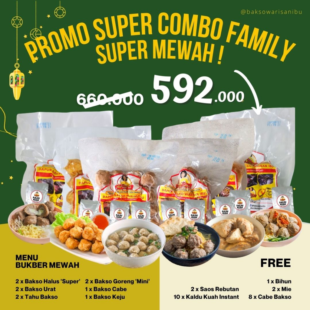 Jual Paket Super Mewah Bakso Warisan Ibu Shopee Indonesia