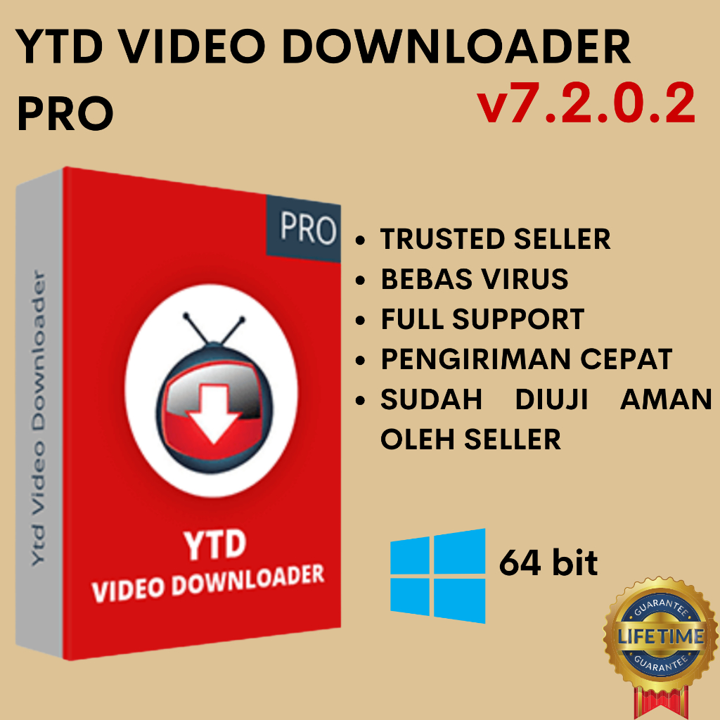 Jual YTD Video Downloader Pro (Full Version, Lifetime) Shopee Indonesia