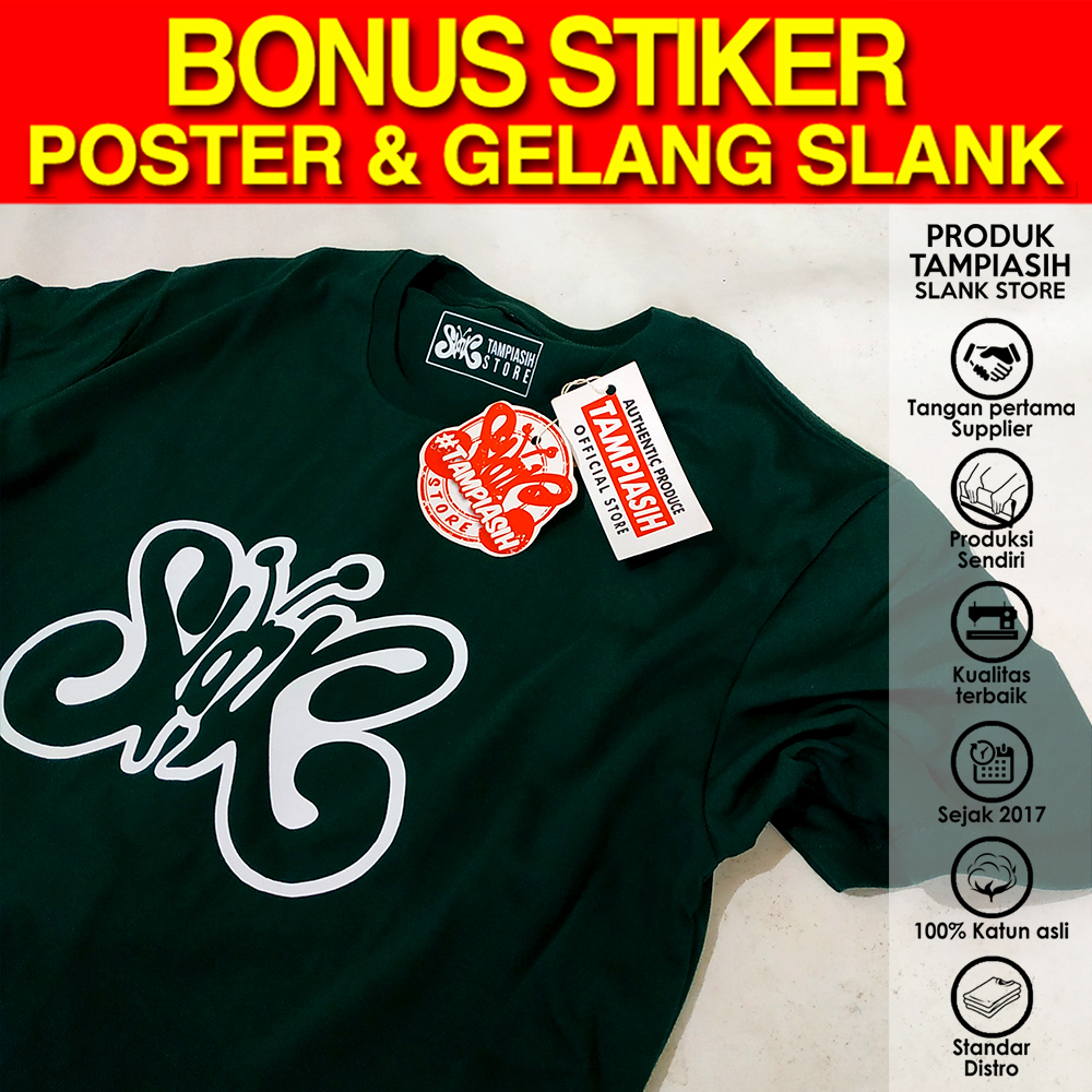 Jual SLANK LINE - HIJAU BOTOL - LENGAN PENDEK - 100% ORIGINAL MADE IN ...