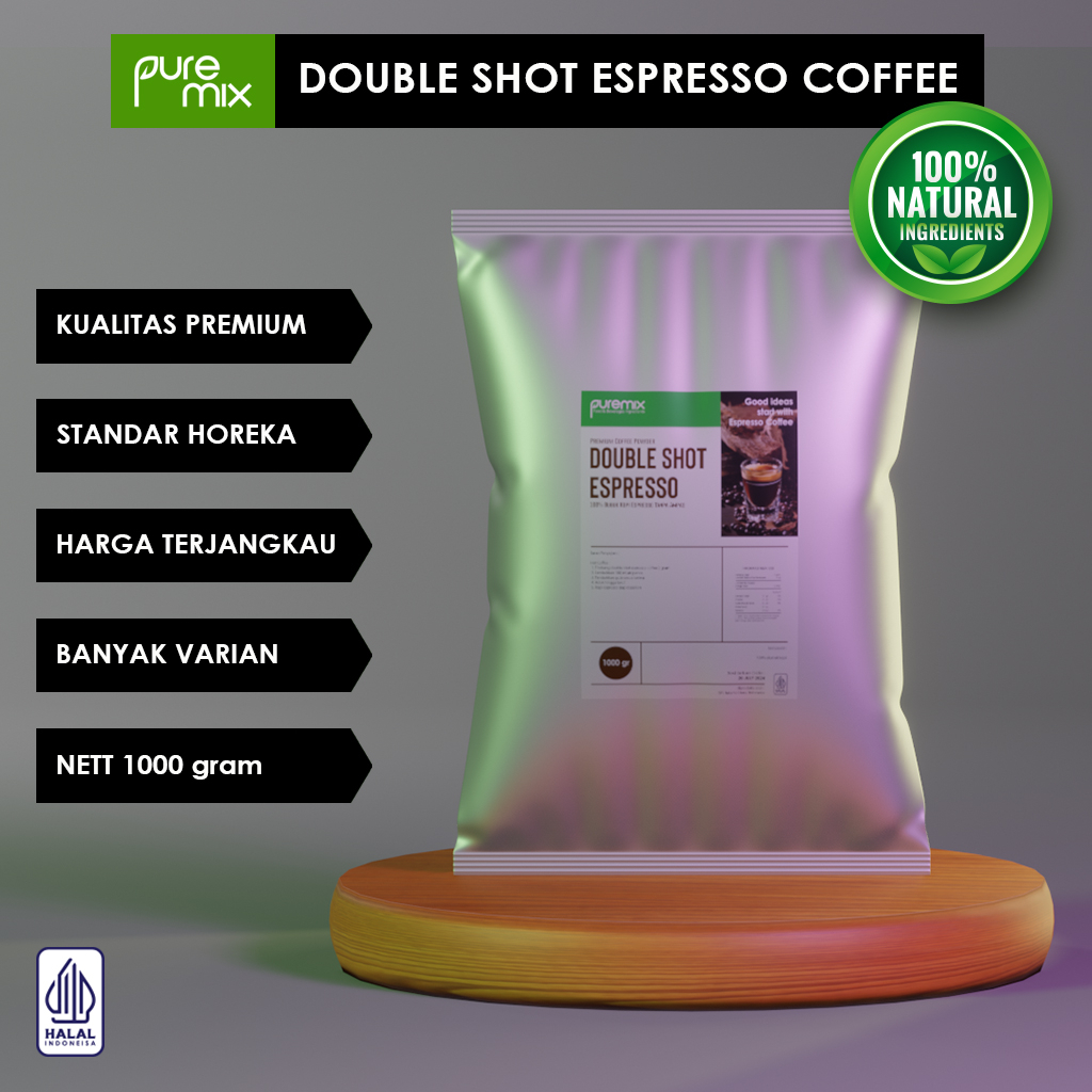Jual Bubuk Double Shot Espresso Coffee Powder Drink Serbuk Minuman Kopi