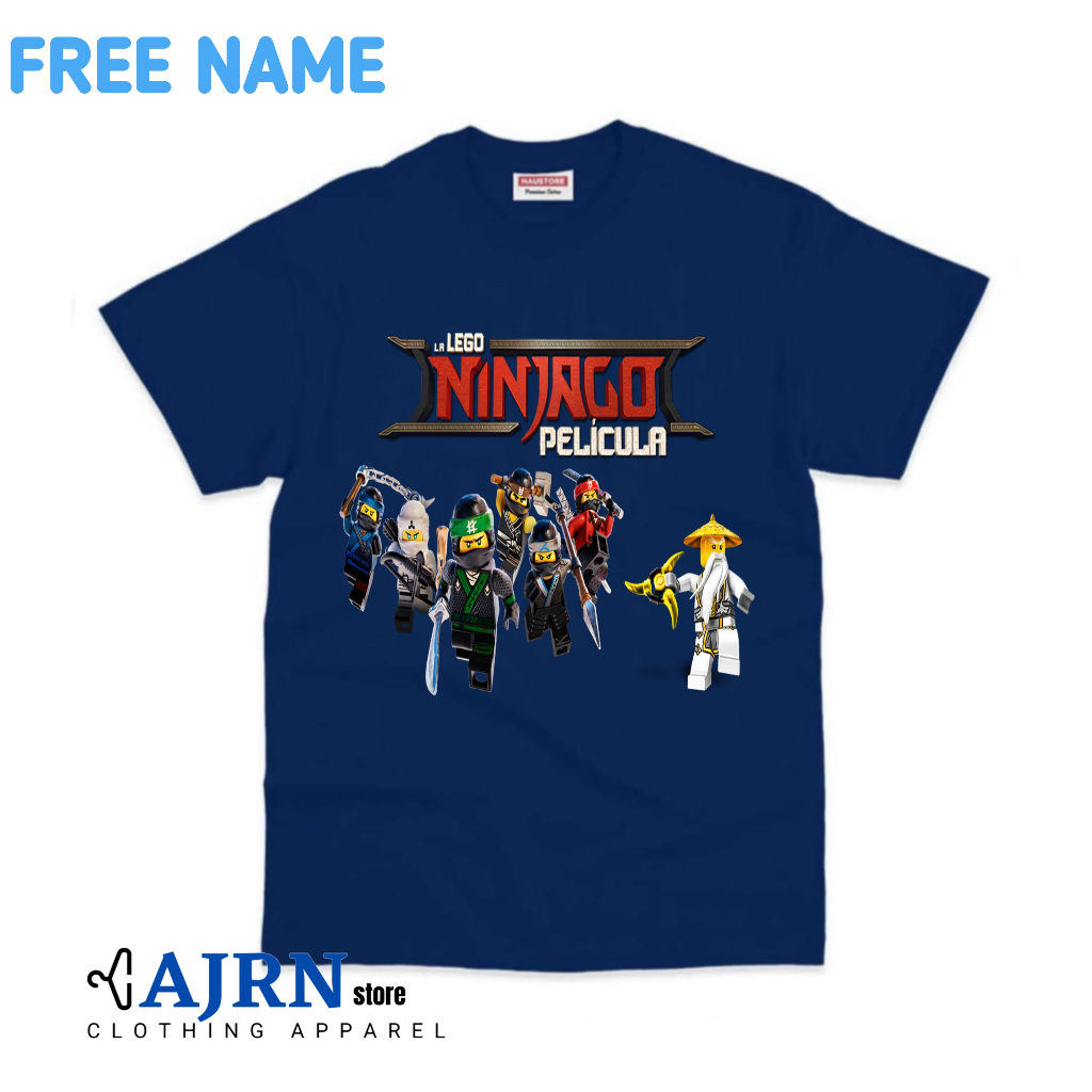 Jual Kaos Atasan Anak Laki Laki Gambar Ninjago Tshirt Baju Anak